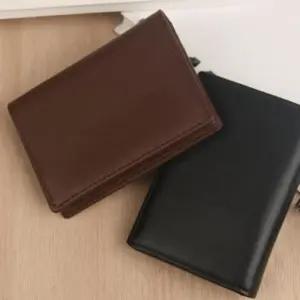 남성 소가죽 명함 카드 수납 정리 휴대용 지갑 케이스 UOo6+9Ssn