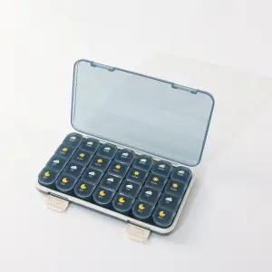 구급용품 의료용품 휴대용 일주일 약통 28칸 약케이스 보관함 2사이즈