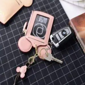 생쥐디자인 멀티 카드지갑 미키스타일 키링 동전지갑