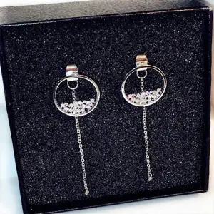 하프풀라운드 롱귀걸이