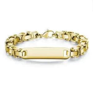 골드 스틸 모던한 남성 팔찌