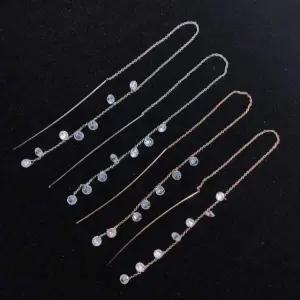 차르르 여성스러운 태슬귀걸이 지르콘