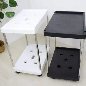 이동식 선반 데스크탑 컴퓨터 본체 받침대 바퀴형 트레이