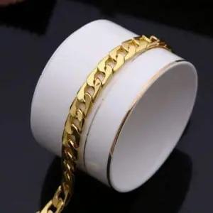 깔끔한 골드 체인 고급팔찌