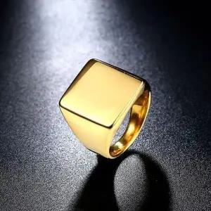 티타늄 스틸 남성 볼드링