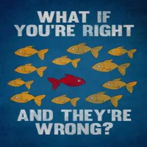 만약 당신이 옳다면 그들은 잘못된 영화 터 스푸 동기 부여 영감을 주는 팀워크 문 감사 긍정적 쿨 월 아트