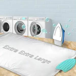 다림질 매트 두꺼운 32x55 인치 담요 패드 양면 내열 사용한 초대형 테이블 상판 조리대 등