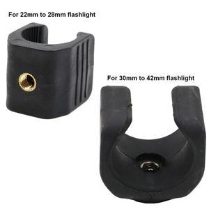 손전등 마운트 홀더 클립 U 모양 그립 스탠드 삼각대 22 - 28mm 18650 토치 30 26650 낚시 조명 램프