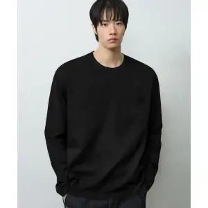 드로우핏 DRAW FIT 헤일 코튼 포켓 롱 슬리브 티셔츠 BLACK 1201833