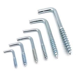 25피스 그림  프레임 램프 라이트 캐비닛 도구 식물 커튼 커튼 와이어 아이 볼트 스크류 나선형 옷걸이 L