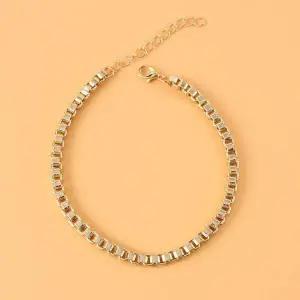 볼드박스 체인발찌 패션악세사리 여성발찌 볼드체인