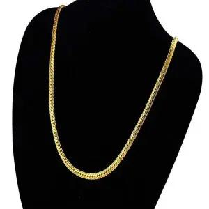 [콩심팥심]양각 힙합롱 패션 에리어드 섹션 체인 목걸이-골드