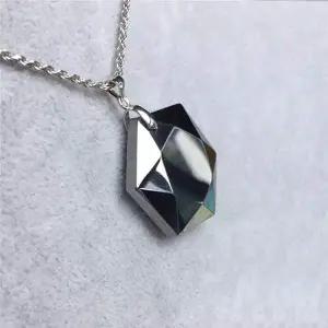 테라헤르츠 육각형 포인트 별모양 펜던트