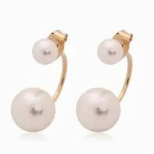 진주 클러치 왕진주 포인트 모던 귀걸이(5개묶음)