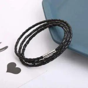 가죽 트리플 로프 빈티지 기본팔찌