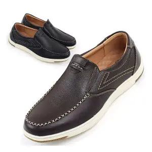 오피스룩 행텐 HT-5052 남성 천연가죽 컴포트화 로퍼 캐주얼 스니커즈 단