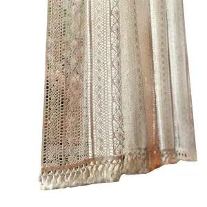 레이스 공간분리 카페 발코니 뜨개 북유럽