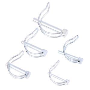 자전거 유모차 화물 보트 히치 후크 클립 용수스틸 핀  더블 라인 잠금 이어 핀 하드웨어  D M4.5  M6  M8