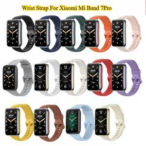 샤오미호환 Band 7 Pro 용 스트랩 액세서리 실리콘 교체 손목 밴드 스마트 시계 팔찌