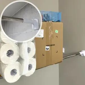 커튼봉 압축 행거 못없이 110-200cm 봉