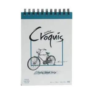 스케치지 크로키노트 A5 105g 80매 그린