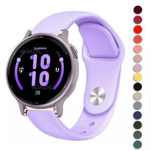 Garmin호환 Vivoactive 5 4 4s 3 밴드 스트랩 용 실리콘 시계 Venu 3s 2 plus Forerunner 245 Smartwatch W