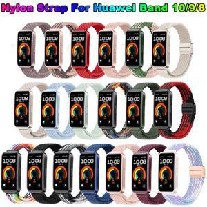 화웨이호환 밴드 10 9 8 NFC 스포츠 팔찌용 나일론 루프 시계줄 스트랩  스트랩 코레아 마그네틱 교환형 손