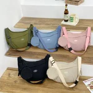 [골드스마일]벤즈 유니크 캐주얼 패션 크로스백 커플 남녀공용 가방 아이템