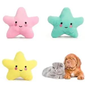 반려견 장난감 삑삑이 강아지 삑삑이 고양이 애견 별 별모양