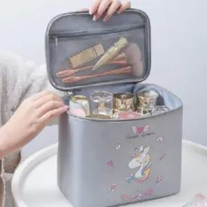 대용량 화장품 파우치 여행용 휴대용 가방 예쁜 메이크업 박스