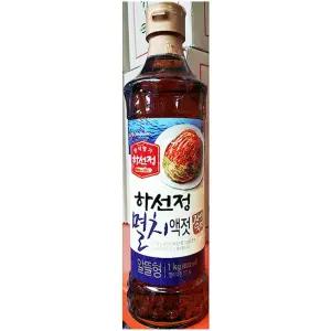 멸치액젓(하선정 1K) 액젓 멸치액젓 액상소스 간장 게