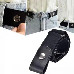 신축성 활동성 무버클 스트레치 캐주얼 버클 없는 벨트 남성벨트