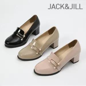 [잭앤질]잭앤질 5cm 진주버클 통굽 펌프스(JA0105)