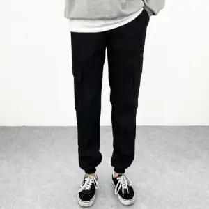 [엠클로]남자 빅사이즈 구김방지 링클프리 스탠다드 카고 스판 밴딩 조거팬츠 슬랙스