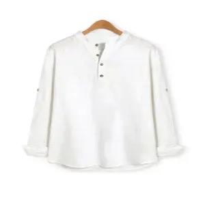 [탑보이][탑보이] 린넨 롤업 헨리넥 긴팔셔츠 (TC005)