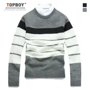 [탑보이][탑보이] 레드포인트 단가라 라운드니트 (MD117)