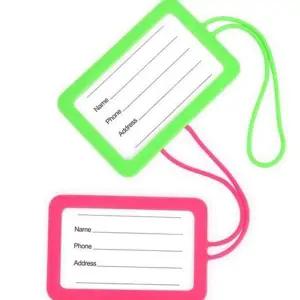 이름표 실리콘 캐리어 가방 네임택 일체형 다용도 여행용