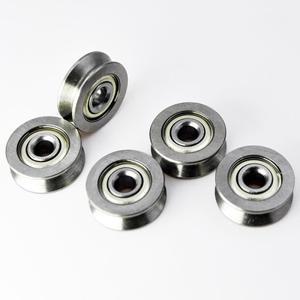 10피스 V623ZZ 베어링 3x12x4mm V 그루브 623 롤러 휠 볼 자수 기계 풀리 크롬 스틸