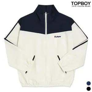 [탑보이][탑보이] 퓨처 윈드브레이커 오버핏 바람막이 점퍼 (NS581)
