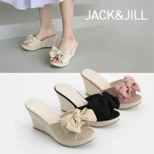 [잭앤질]잭앤질 리본 웨지힐 샌들(JB1452)