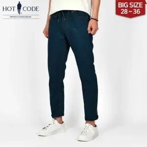 [핫코드]남자 청바지 스판 밴딩 빅사이즈 워싱진 HC362