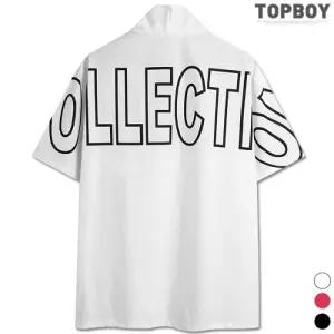 [탑보이][탑보이] 콜렉션 아노락 오버핏 반팔티 (NS523)