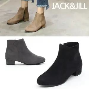 [잭앤질]잭앤질 3cm 국내산 스웨이드 기모 앵클부츠(JD8943)