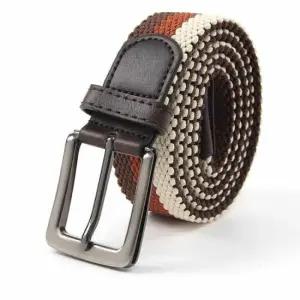 여성청바지벨트 남성 핀버클 벨트(브라운) 남자벨트 여자허리띠