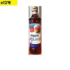 식자재 식재료 도매 멸치액젓 하선정 1Kg x12개