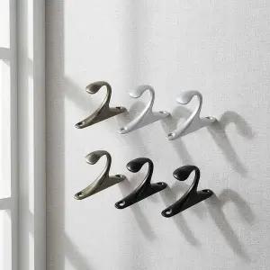 [콩심팥심]알루미늄 커튼 태슬 홀더 2개입 거실 창문 벽고리 커튼악세사리