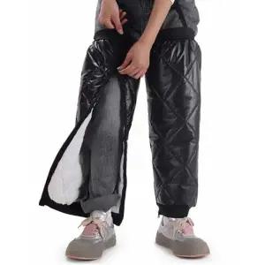 [콩심팥심]고리 양털 보온 고정형 야외 작업 다리 토시