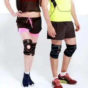 여름 등산 스포츠 헬스 보호대 통기성 무릎 지지대
