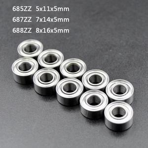 10피스 볼 베어링 683ZZ 스케이트 보드 스쿠터 3D 프린터 용 깊은 홈 소형