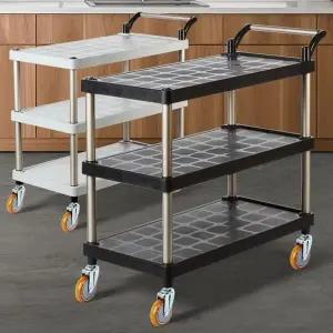 [하프클럽/셀러허브]업소용카트 PP 특대 와인바퀴 트롤리 주방 3단